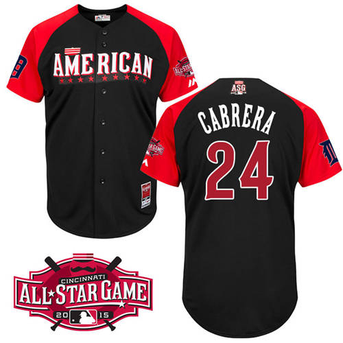 American League Authentic Miguel Cabrera 2015 All-Star Stitched Jersey